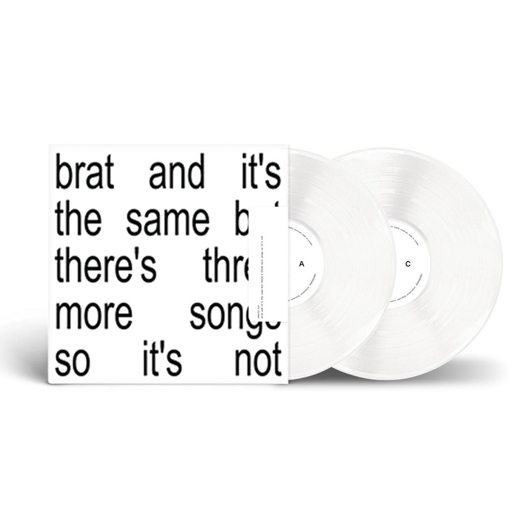 Charlie XCX - Brat And It's The Same But There's Three More Songs So It's Not (White Vinyl)