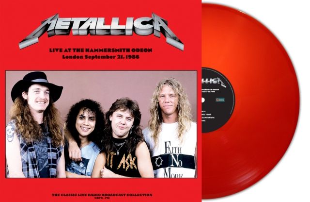 Metallica - Live At The Hammersmith Odeon London September 21th 1986 (Red Vinyl)